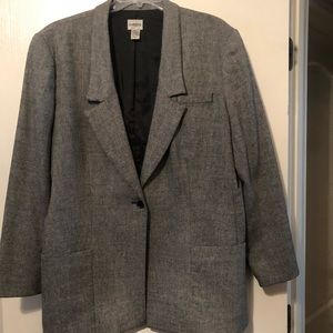 Chicos Black Tweed Jacket